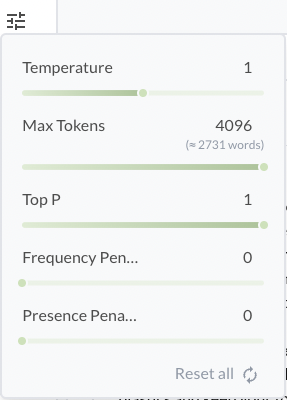 model hyperparameters